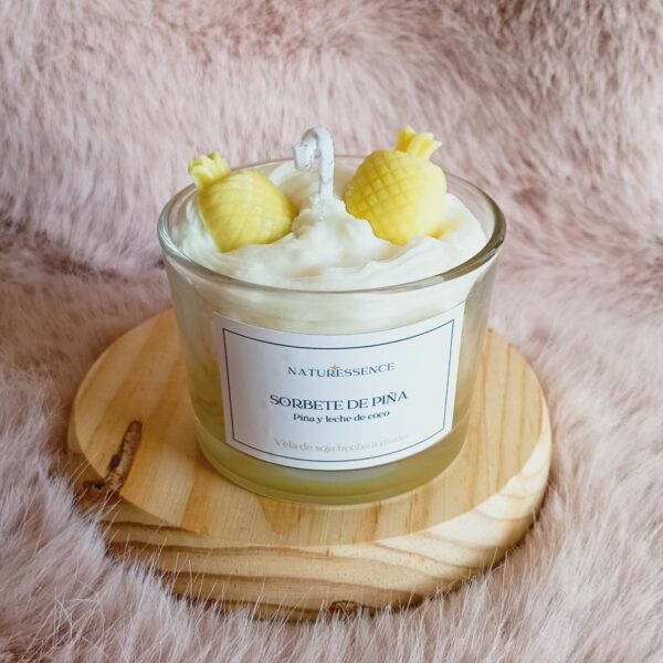 Sorbete de piña