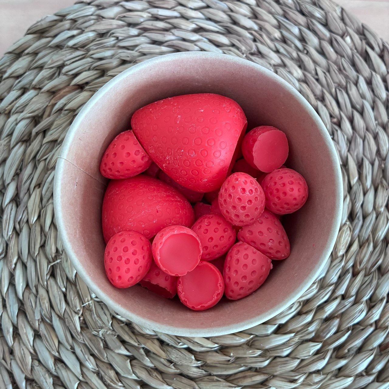 Besos de fresa (fresas y frambuesa) - Imagen 2