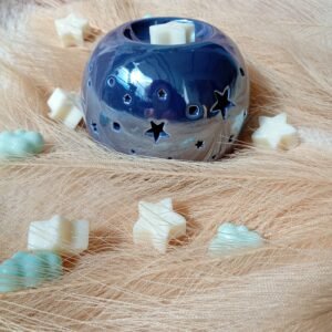 Quemador iridiscente estrellas